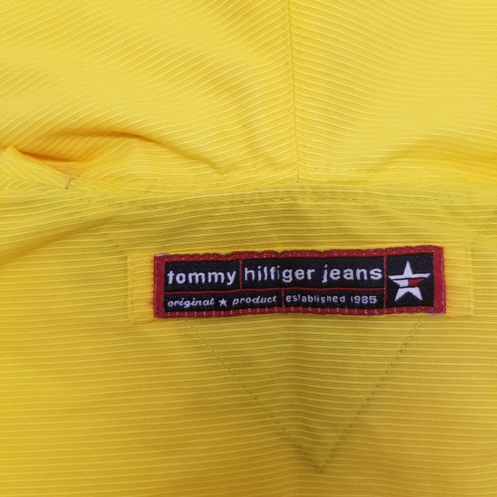 Tommy Hilfiger Womans Size XS Rain Jacket Waterproof Yellow - Picture 13 of 14